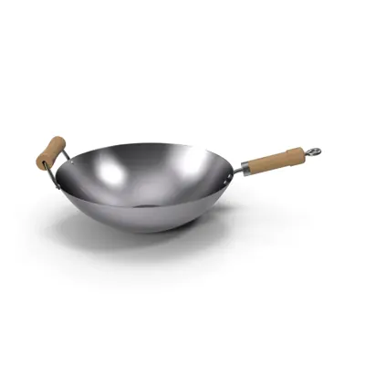 Wok en acier carbone